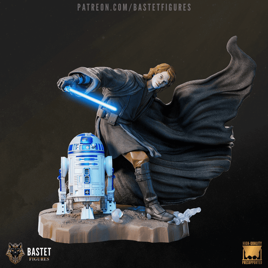 Anakin & R2 | Fan Sculpted Statue