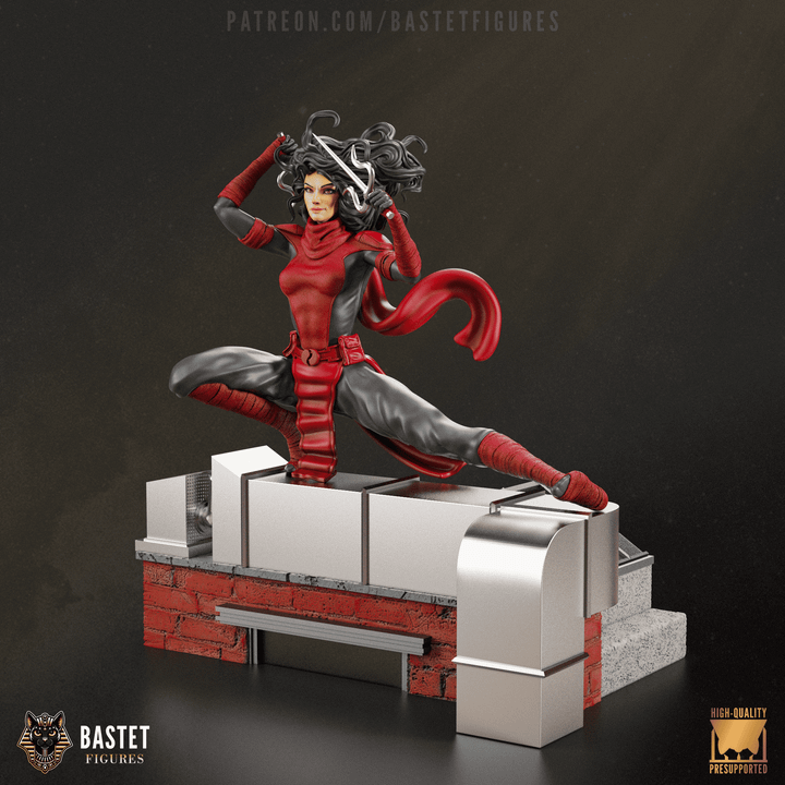 Elektra | Fan Sculpted Statue