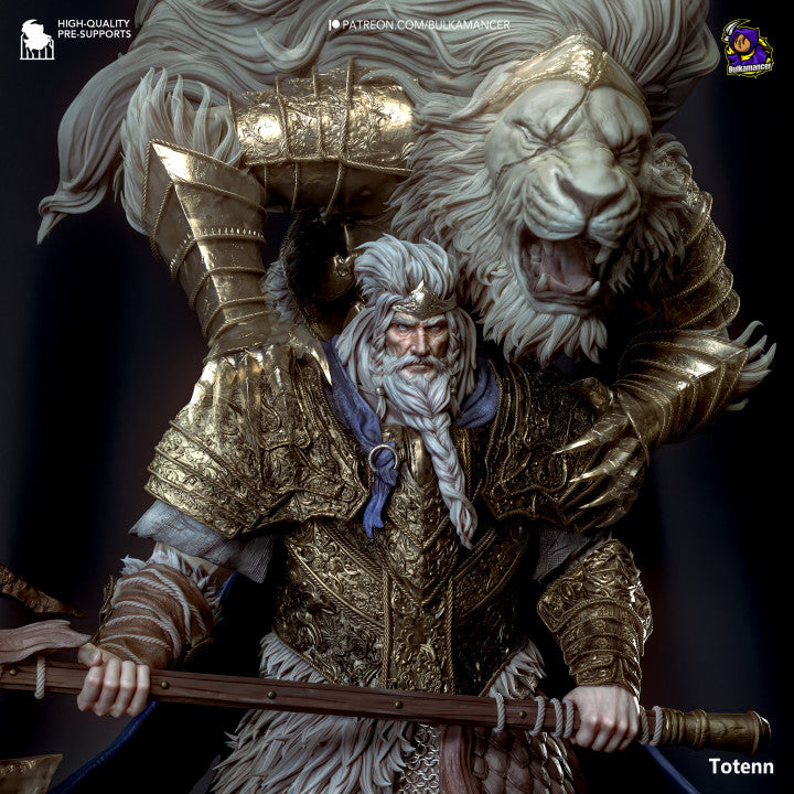 Godfrey | Fan Sculpted Statue