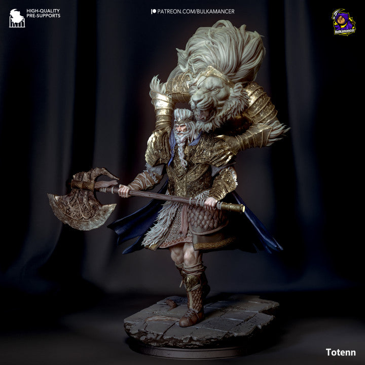 Godfrey | Fan Sculpted Statue