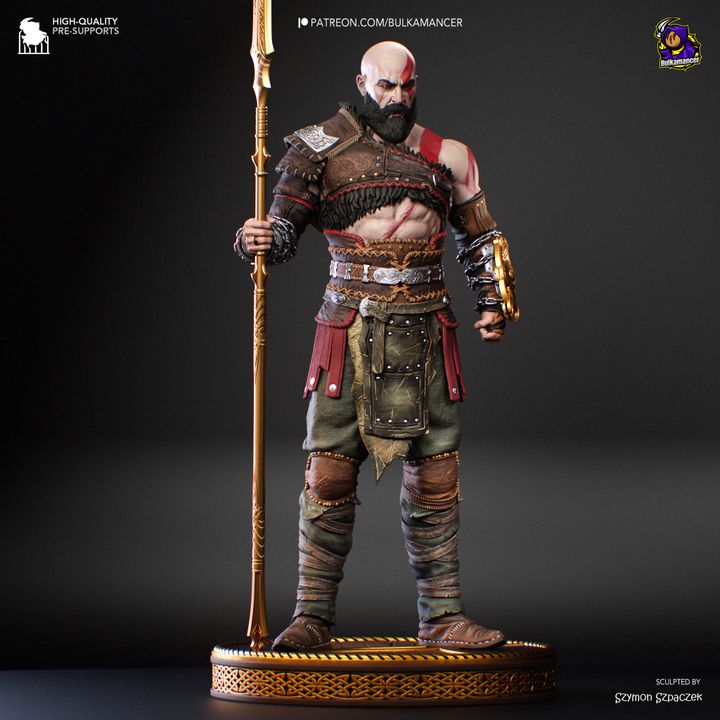 Kratos | Fan Sculpted Statue