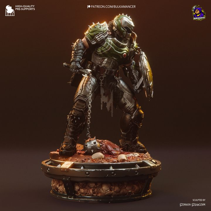 Doomguy | Fan Sculpted Statue