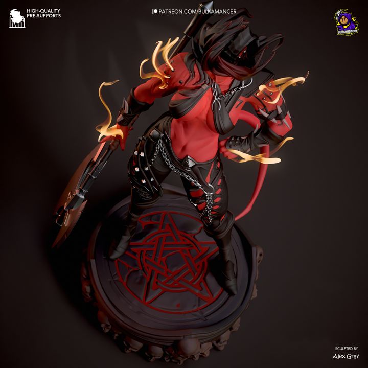 Karlach (Stylized) | Fan Sculpted Statue