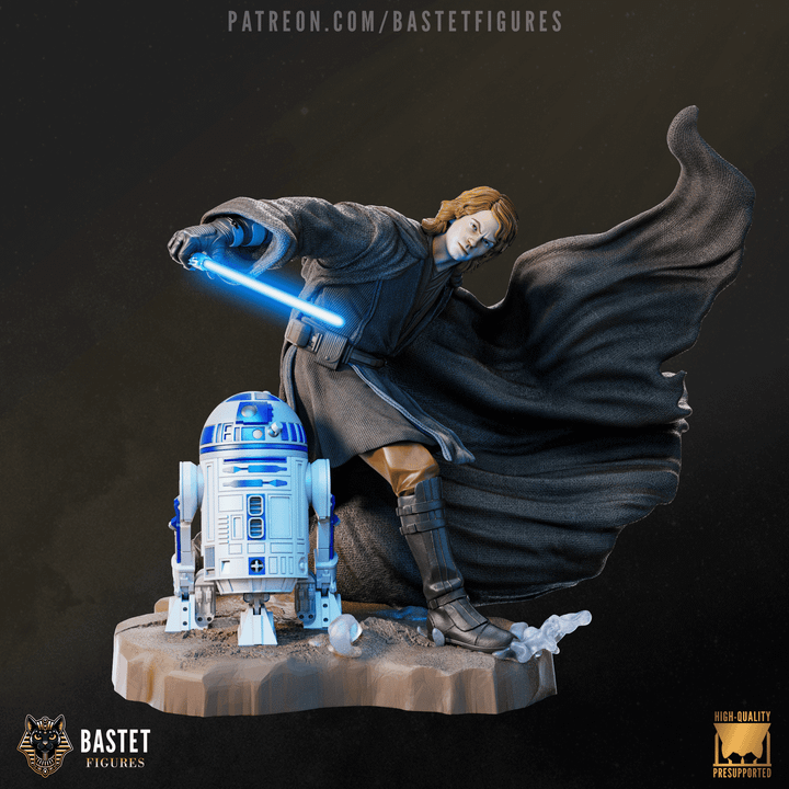 Anakin & R2 | Fan Sculpted Statue