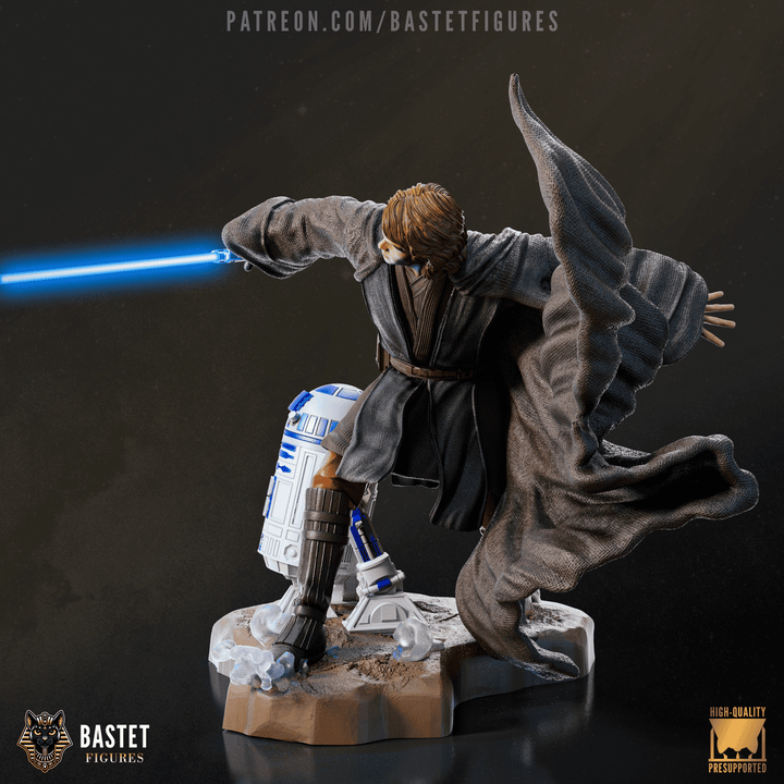 Anakin & R2 | Fan Sculpted Statue