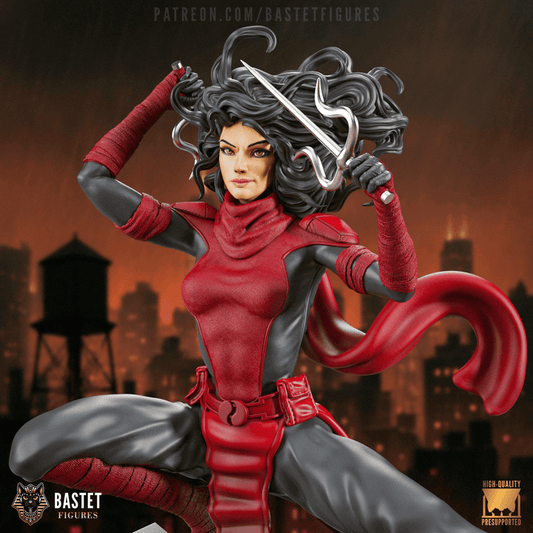Elektra | Fan Sculpted Statue
