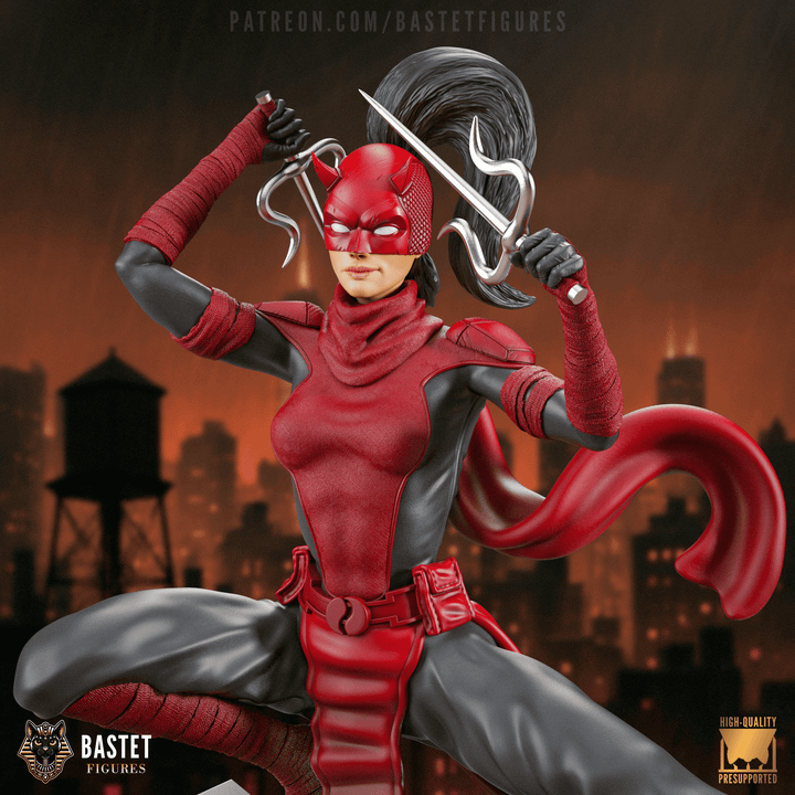 Elektra | Fan Sculpted Statue