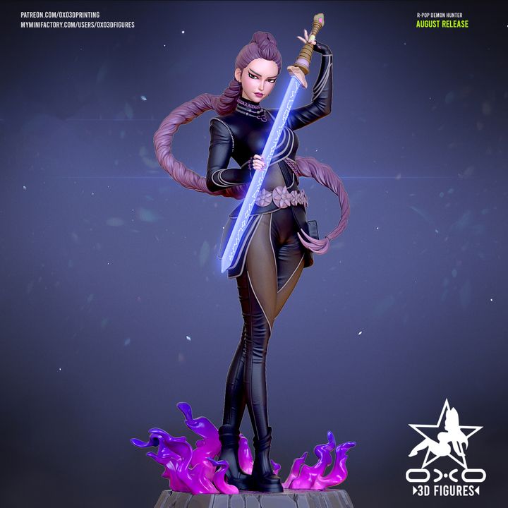 Rumi - K-Pop Demon Hunters | Fan Sculpted Statue