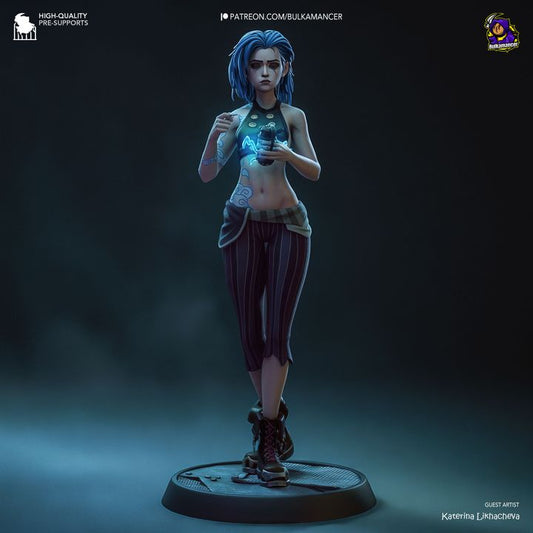 Jinx, Broken Symbol | Fan Sculpted Statue