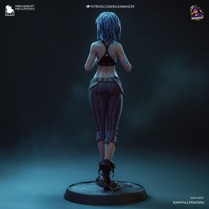 Jinx, Broken Symbol | Fan Sculpted Statue