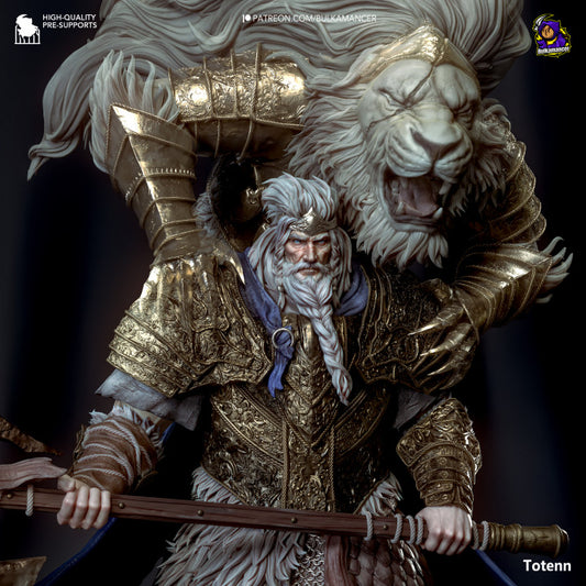 Godfrey | Fan Sculpted Statue