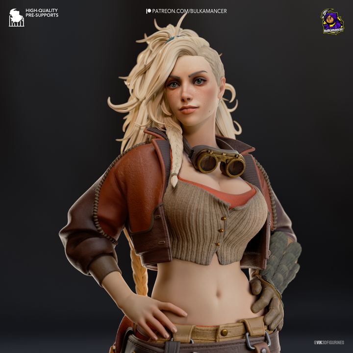 Gemma | Fan Sculpted Statue