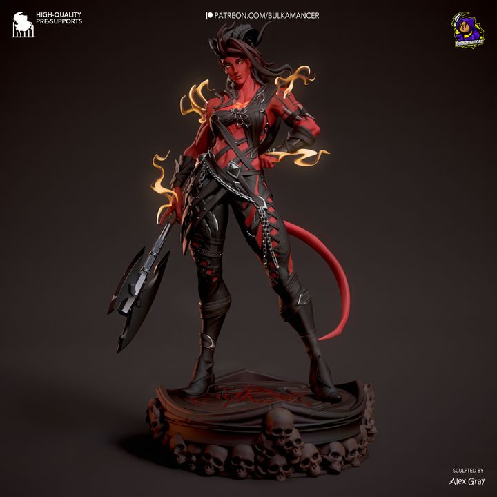 Karlach (Stylized) | Fan Sculpted Statue