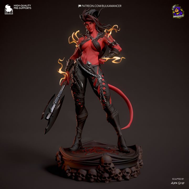 Karlach (Stylized) | Fan Sculpted Statue