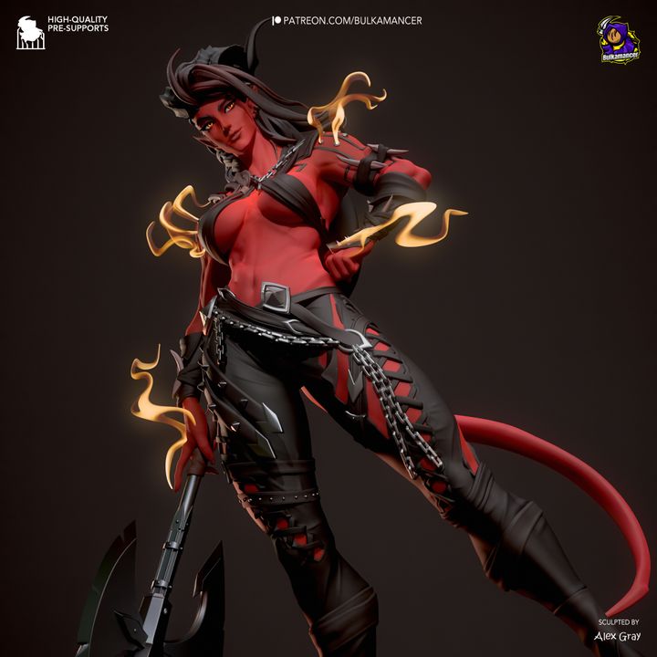 Karlach (Stylized) | Fan Sculpted Statue