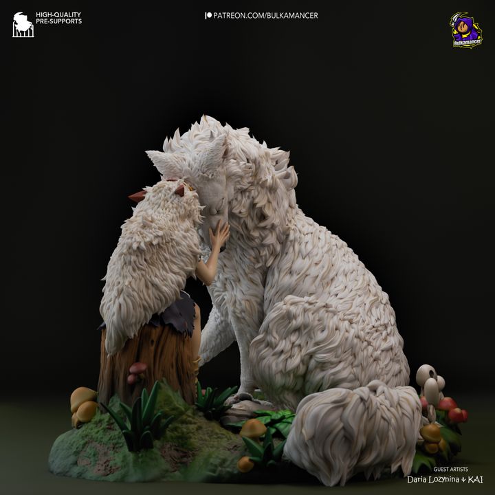 San | Fan Sculpted Statue
