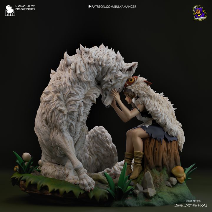San | Fan Sculpted Statue