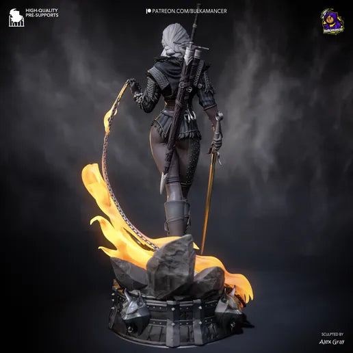 Ciri (Sylized) | Fan Sculpted Statue