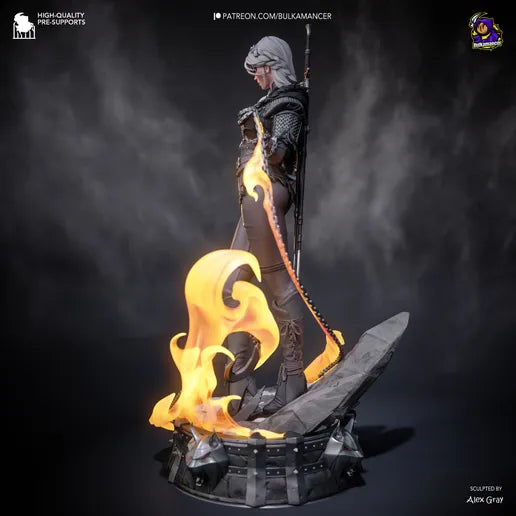 Ciri (Sylized) | Fan Sculpted Statue