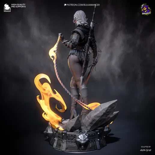 Ciri (Sylized) | Fan Sculpted Statue