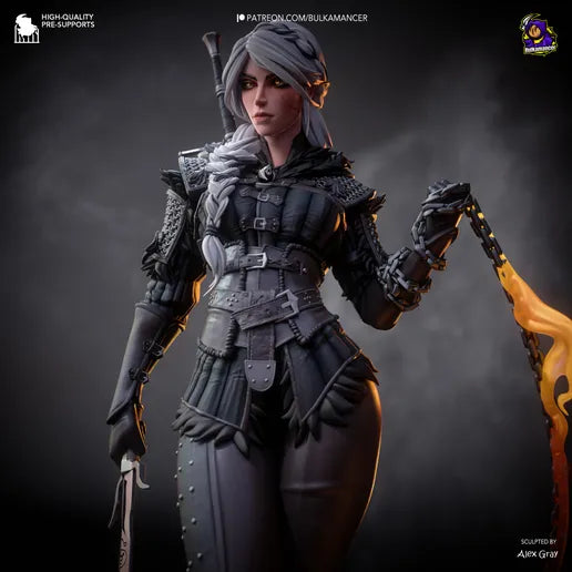 Ciri (Sylized) | Fan Sculpted Statue
